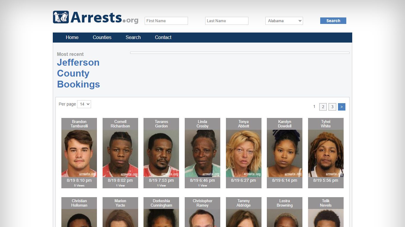 Jefferson County Arrests and Inmate Search