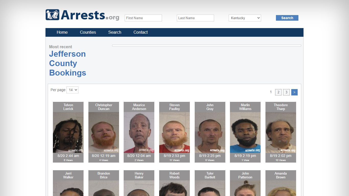 Jefferson County Arrests and Inmate Search